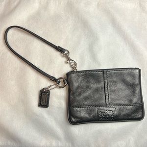 Coach Leather Coin Purse/Wristlet (B)